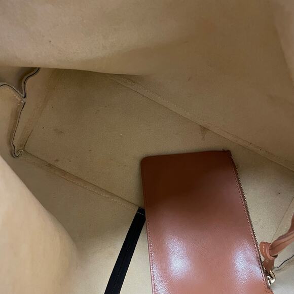 See By Chloe Jay Large Logo Tag Leather Tote Handbag Black AS IS - Picture 10 of 11